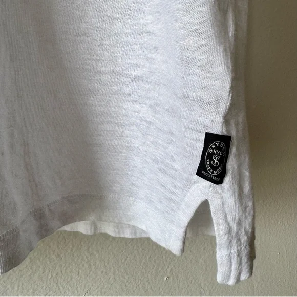 Todd Snyder White Short Sleeve Crew Neck Tee - Picture 4 of 5